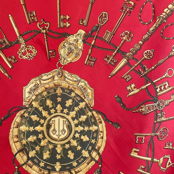Hermès “Les Cles” Silk Scarf - Picture 6 of 13